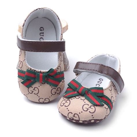 Gucci inspired baby shoes